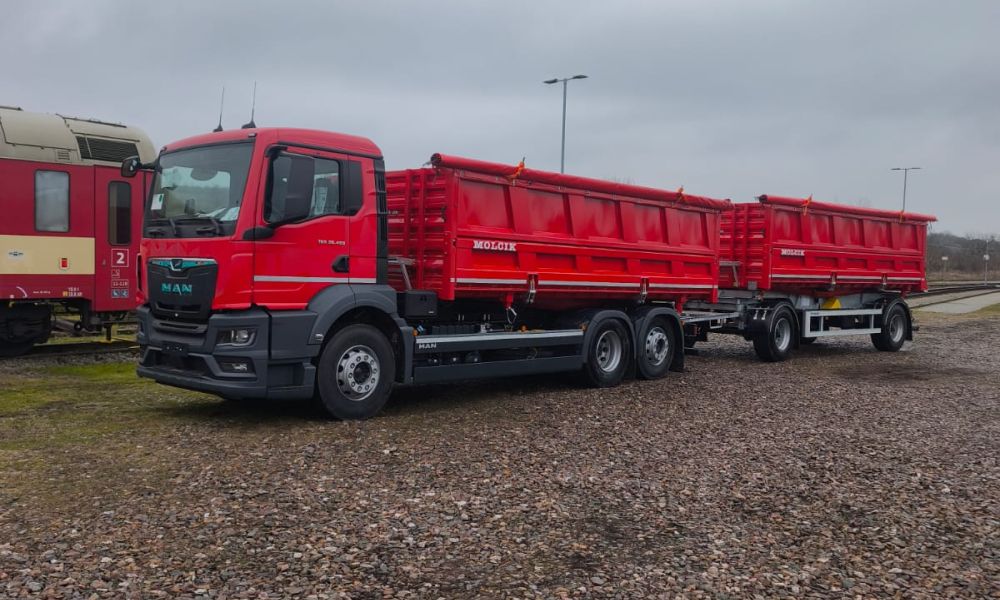 Zemědělská nástavba - otevíratelné bočnice k nakládání vaků